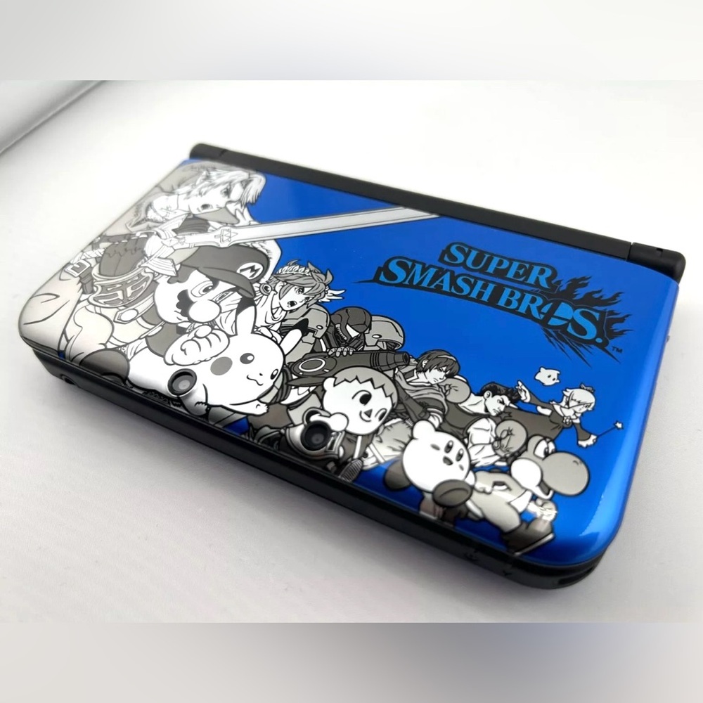Super Smash Bros Blue Nintendo 3DS XL 96% New No Box Tested Working Firm Price - Picture 7 of 12